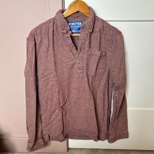 Chubbies Maroon Casual Button Down Shirt